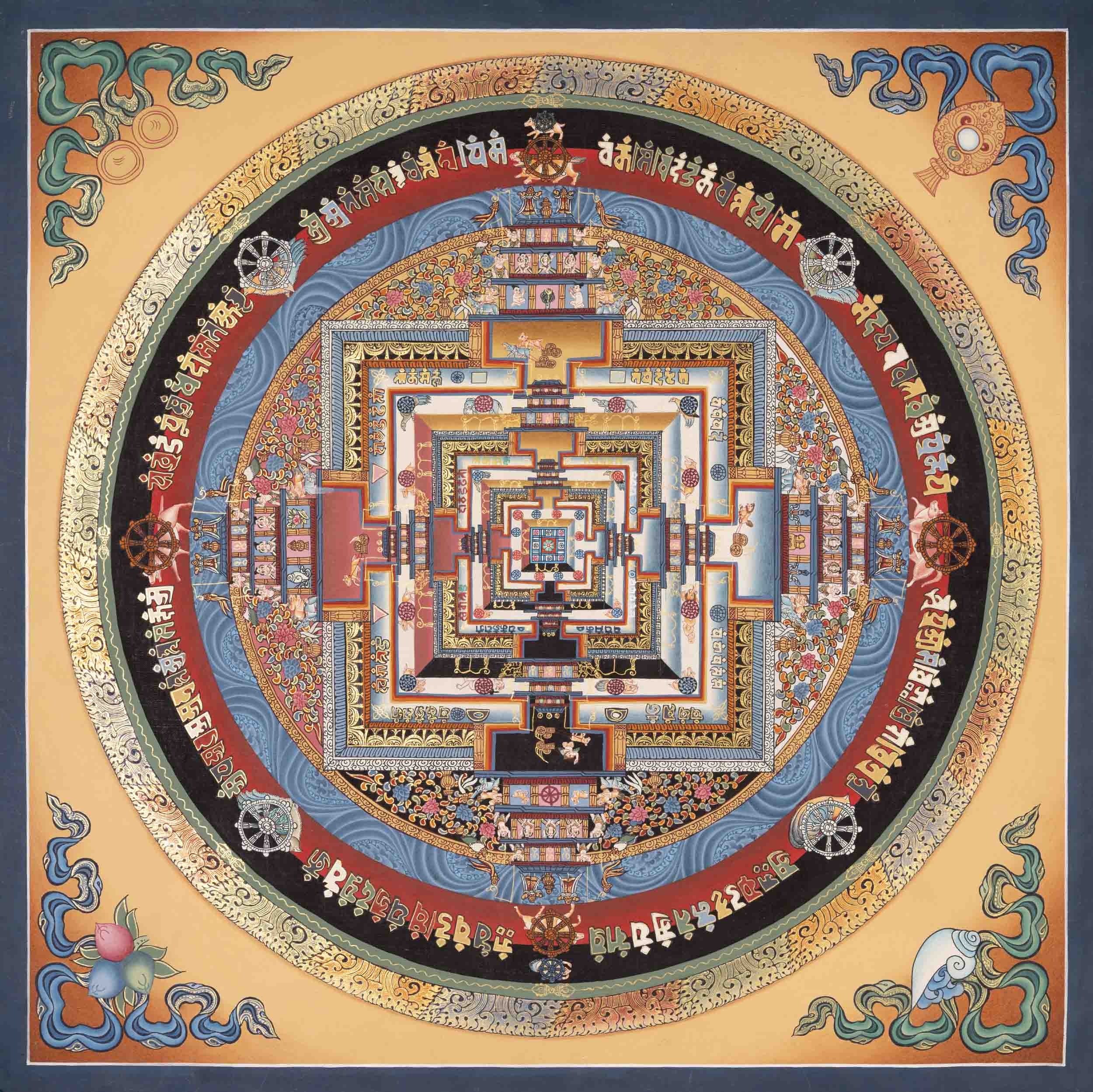 Kalachakra Mandala Original Hand painted