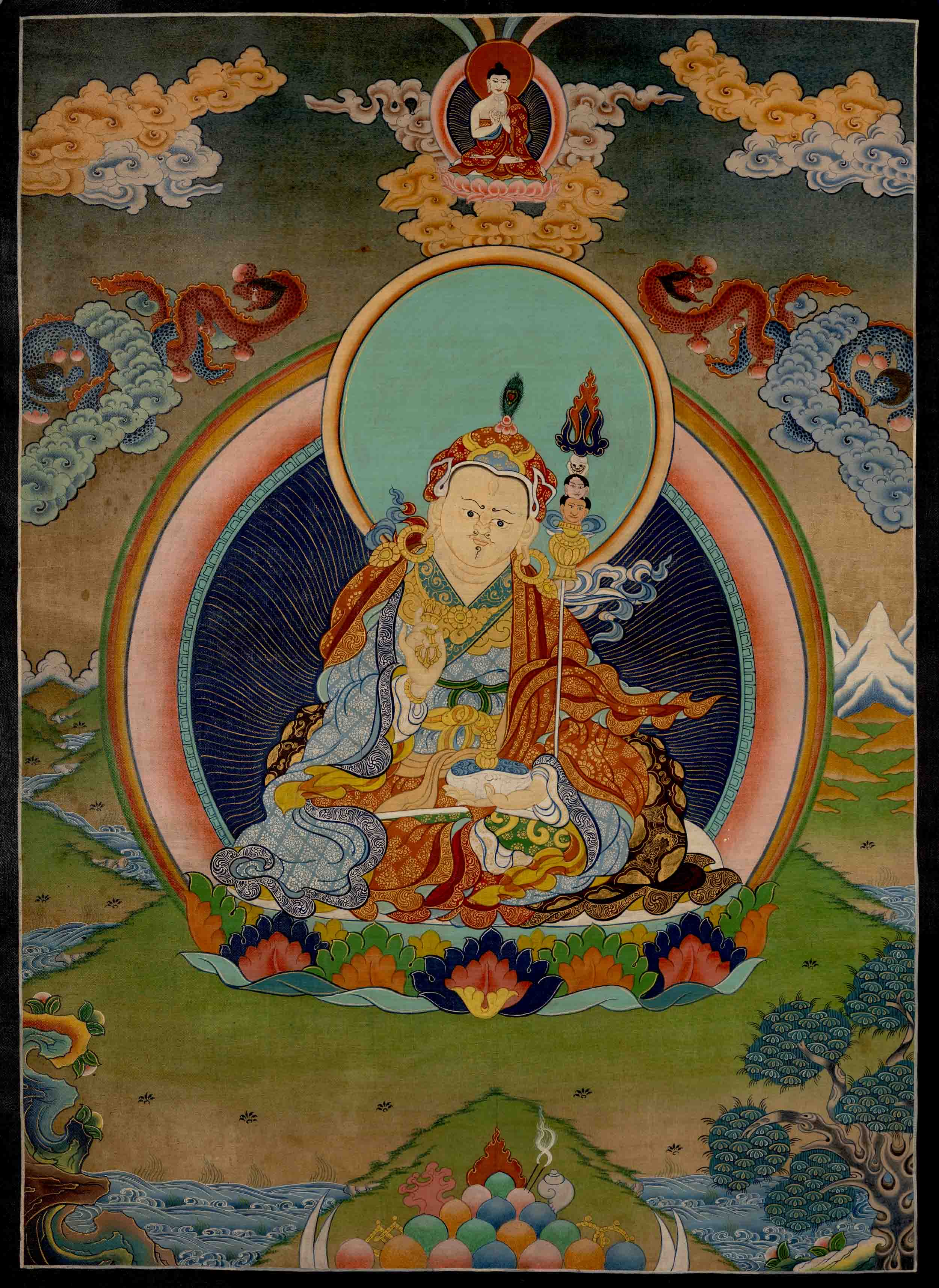 Padmasambhava Guru Rinpoche Thangka Painting