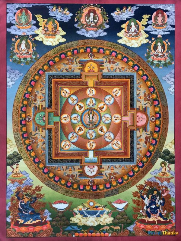 Lokeshvara Mandala Thangka | Original Hand Painted High Quality Thanka Painting