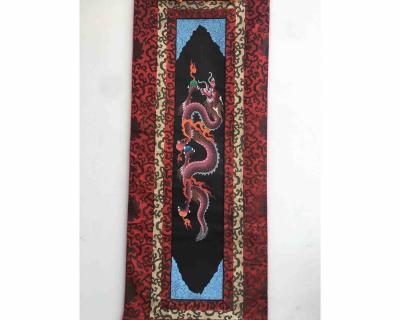 Dragon Painting With Traditional Tibetan Style Framing with Silk Brocade | Wall Decoration Painting