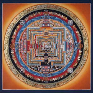 Kalachakra Mandala Thangka In fine Quality | Wheel Of Time | Buddhist Art