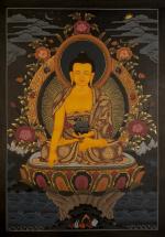 Shakyamuni Buddha Thangka | Original Hand-Painted Tibetan Home Decoration ART