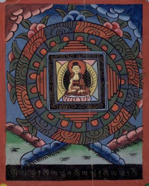 Buddha Mandala | Tibetan Buddhism Thangka Painting | Housewarming Gifts